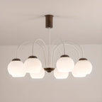 Lustre suspendu globe moderne et élégant à longueur flexible