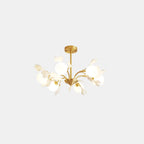 Lustre moderne en laiton à branches au design élégant