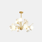 Lustre moderne en laiton à branches au design élégant