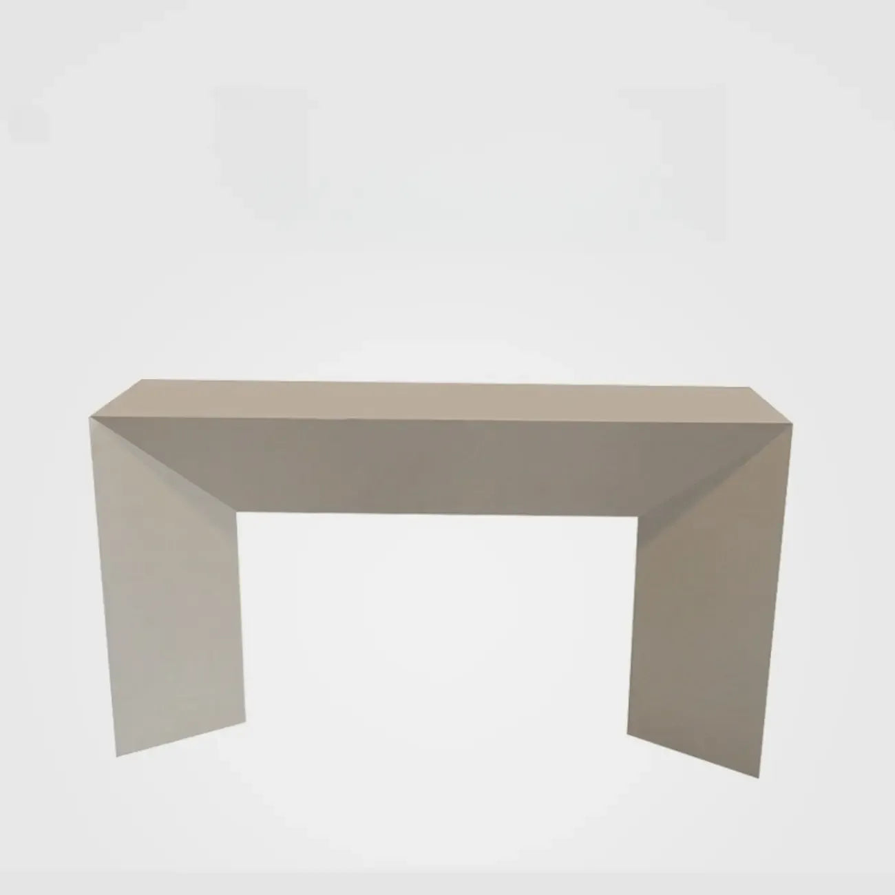 Console moderne avec plateau en pierre et base en bois | HomeyFad