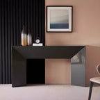 Console moderne avec plateau en pierre et base en bois | HomeyFad