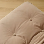 Fauteuil à bascule minimaliste en flanelle pour salon