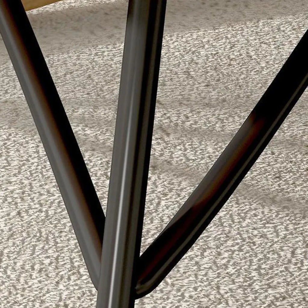 Fauteuil à bascule à oreilles en similicuir avec coussins amovibles