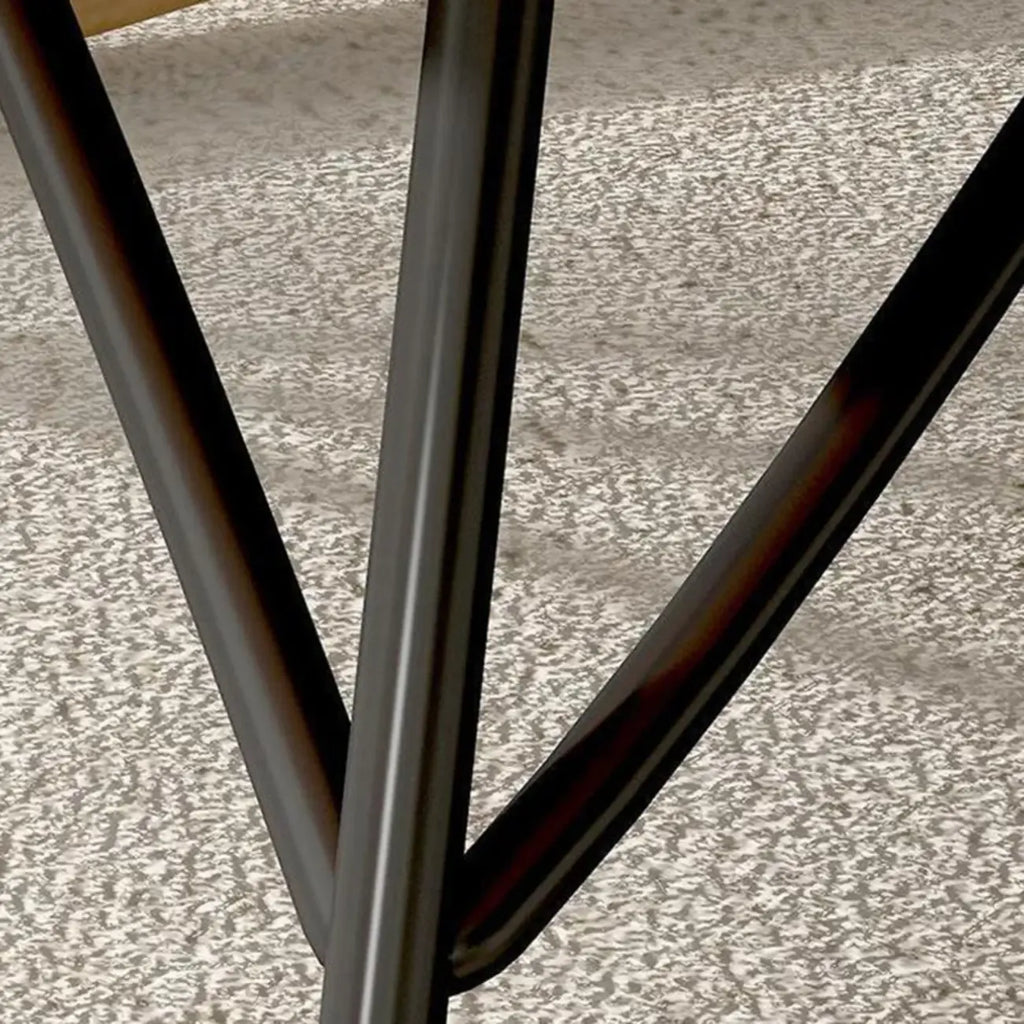 Fauteuil à bascule à oreilles en similicuir avec coussins amovibles
