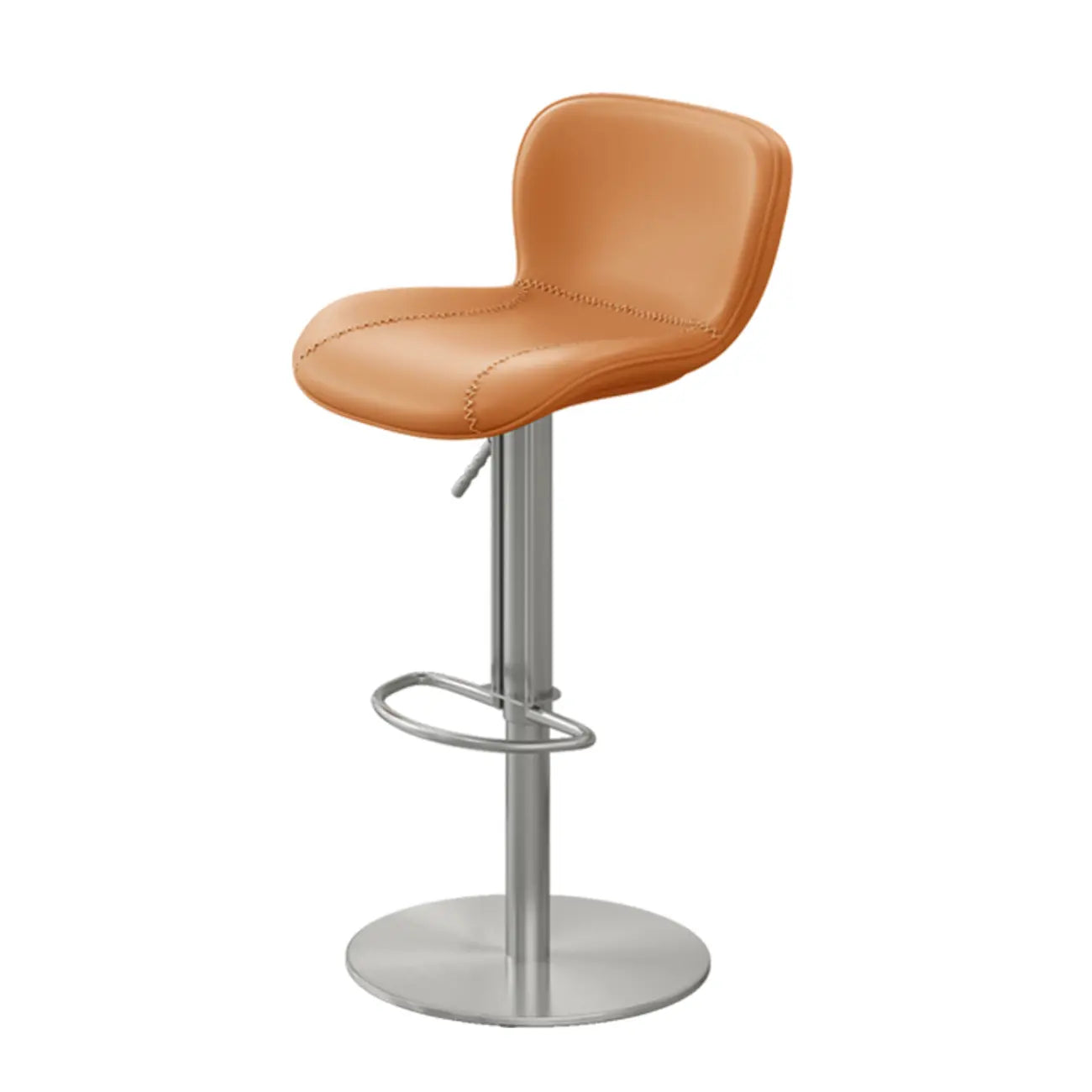 Tabourets de bar modernes réglables en cuir avec repose-pieds pour cuisine
