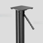 Tabourets de bar modernes réglables en cuir avec repose-pieds pour cuisine