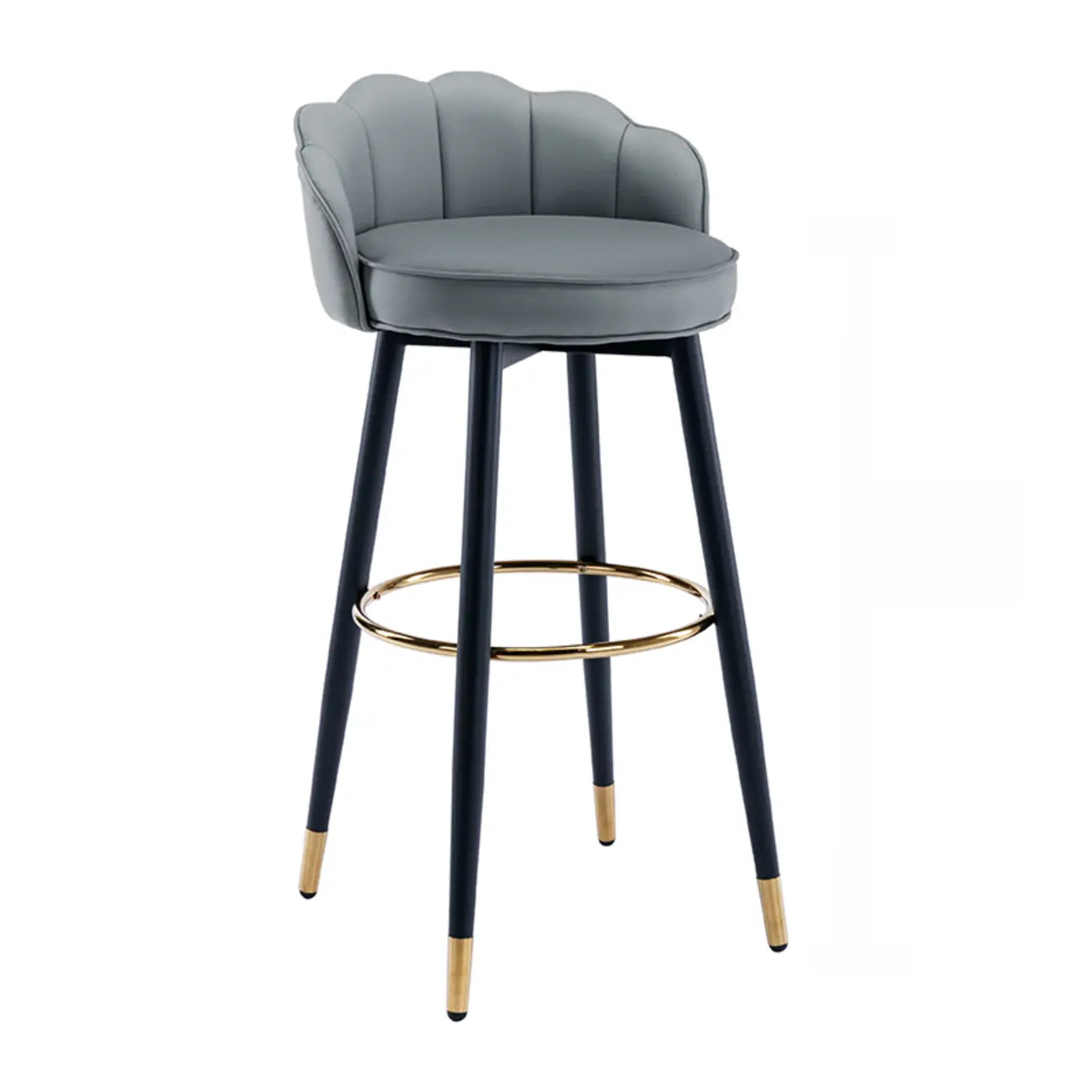 Sgabello da bar in pelle girevole a 360° altezza bancone