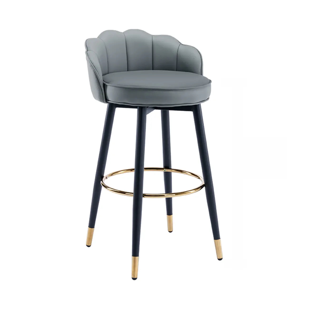 Sgabello da bar in pelle girevole a 360° altezza bancone
