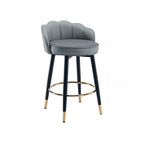 Sgabello da bar in pelle girevole a 360° altezza bancone
