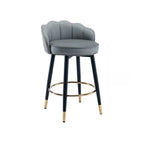 Sgabello da bar in pelle girevole a 360° altezza bancone
