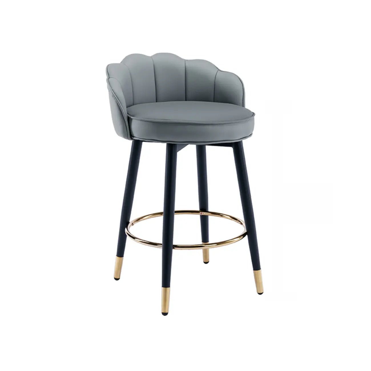 Sgabello da bar in pelle girevole a 360° altezza bancone