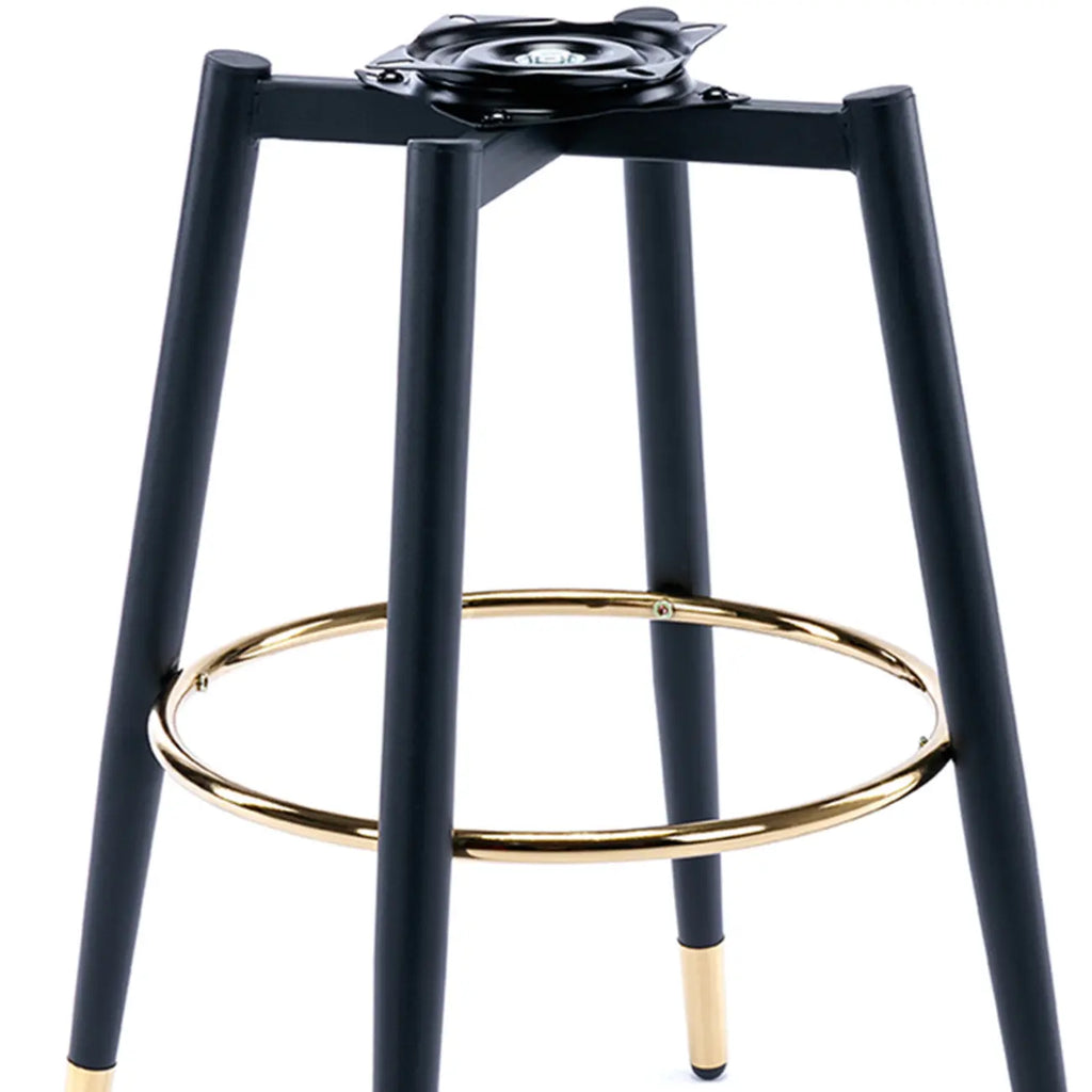Sgabello da bar in pelle girevole a 360° altezza bancone