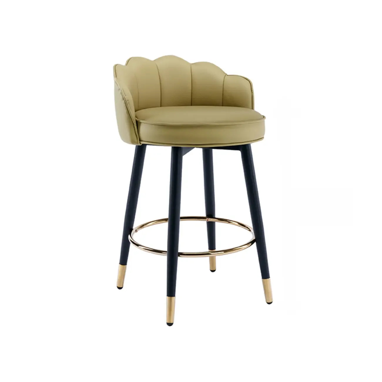 Sgabello da bar in pelle girevole a 360° altezza bancone
