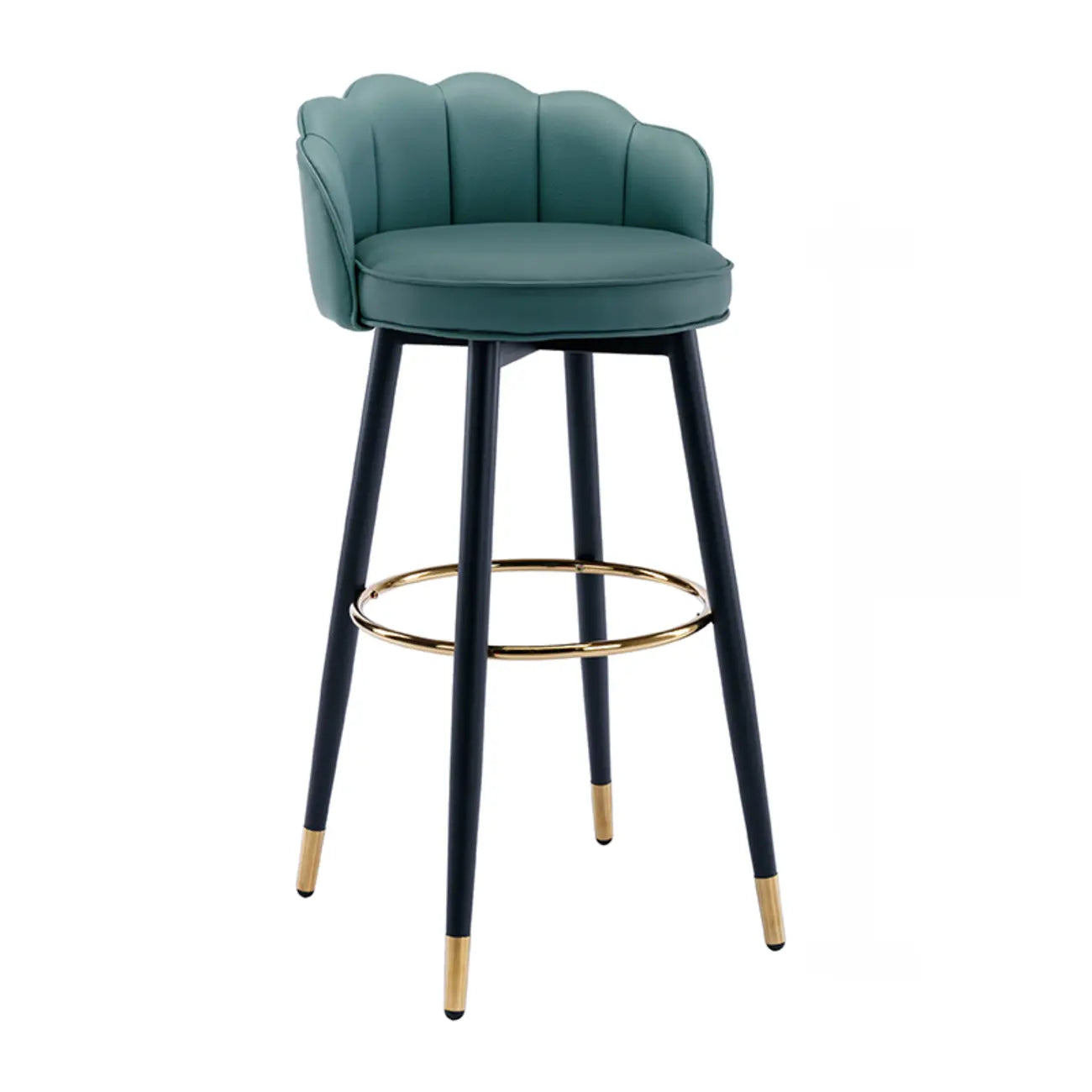 Sgabello da bar in pelle girevole a 360° altezza bancone