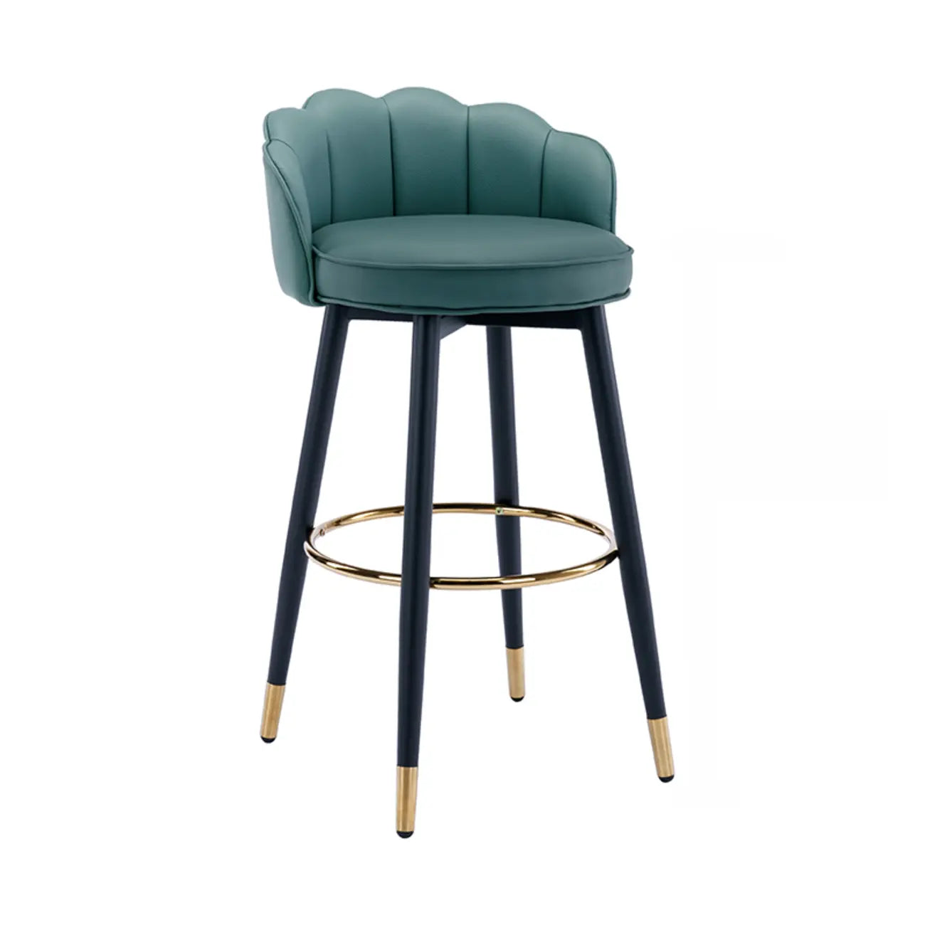 Sgabello da bar in pelle girevole a 360° altezza bancone