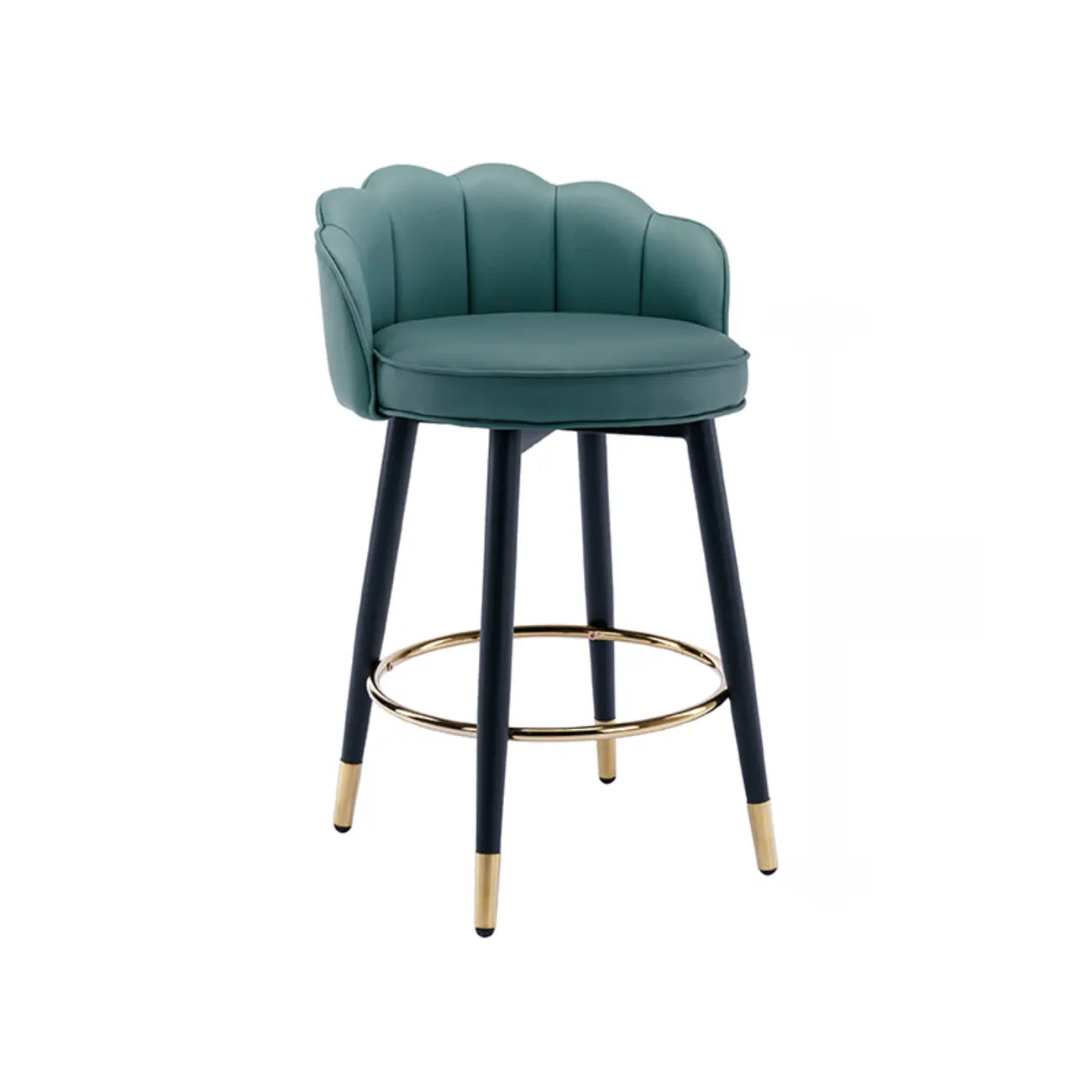 Sgabello da bar in pelle girevole a 360° altezza bancone