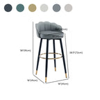 Sgabello da bar in pelle girevole a 360° altezza bancone
