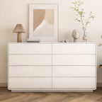 Commode double élégante en pin avec grand espace de rangement pour chambre à coucher