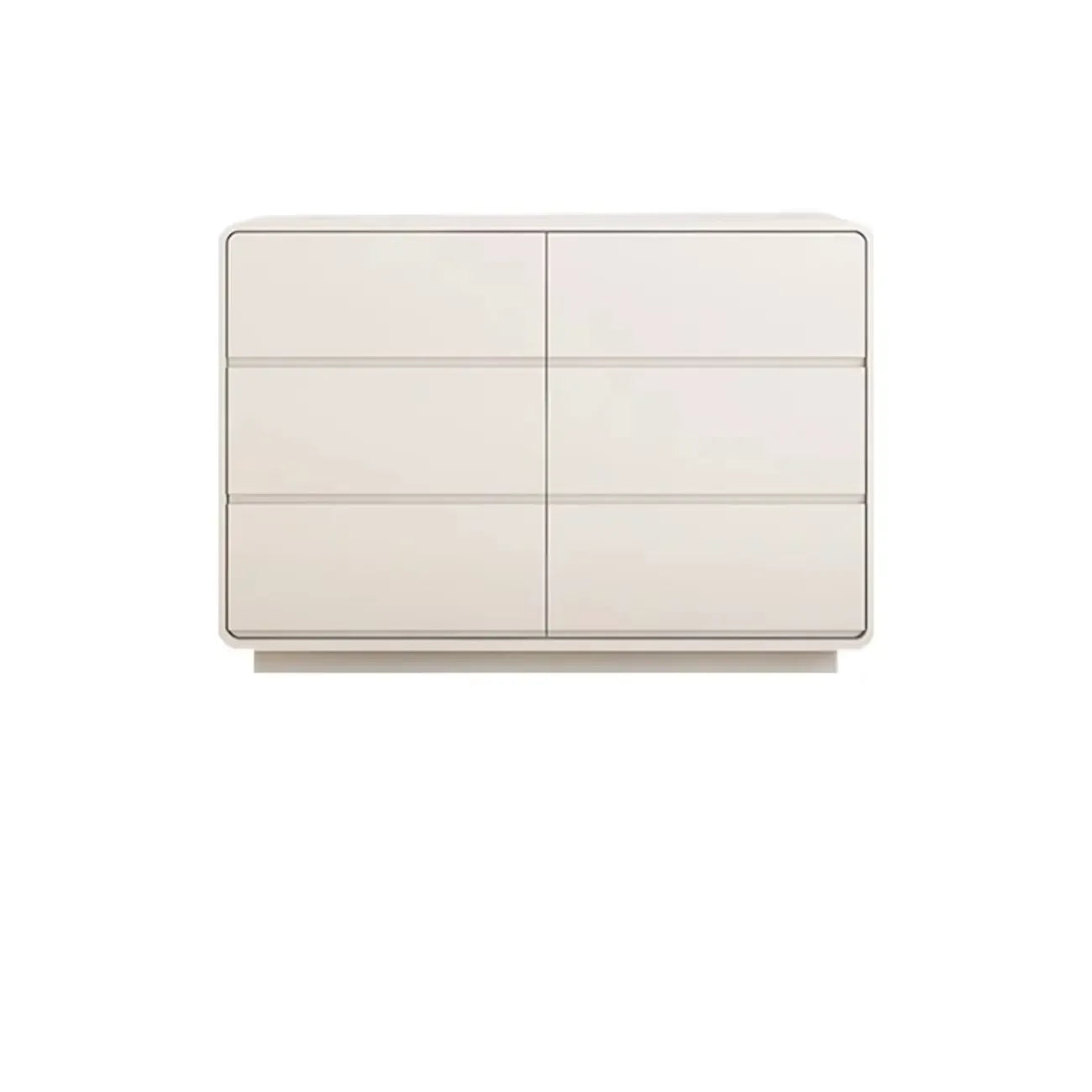 Commode double élégante en pin avec grand espace de rangement pour chambre à coucher
