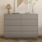 Commode double élégante en pin avec grand espace de rangement pour chambre à coucher