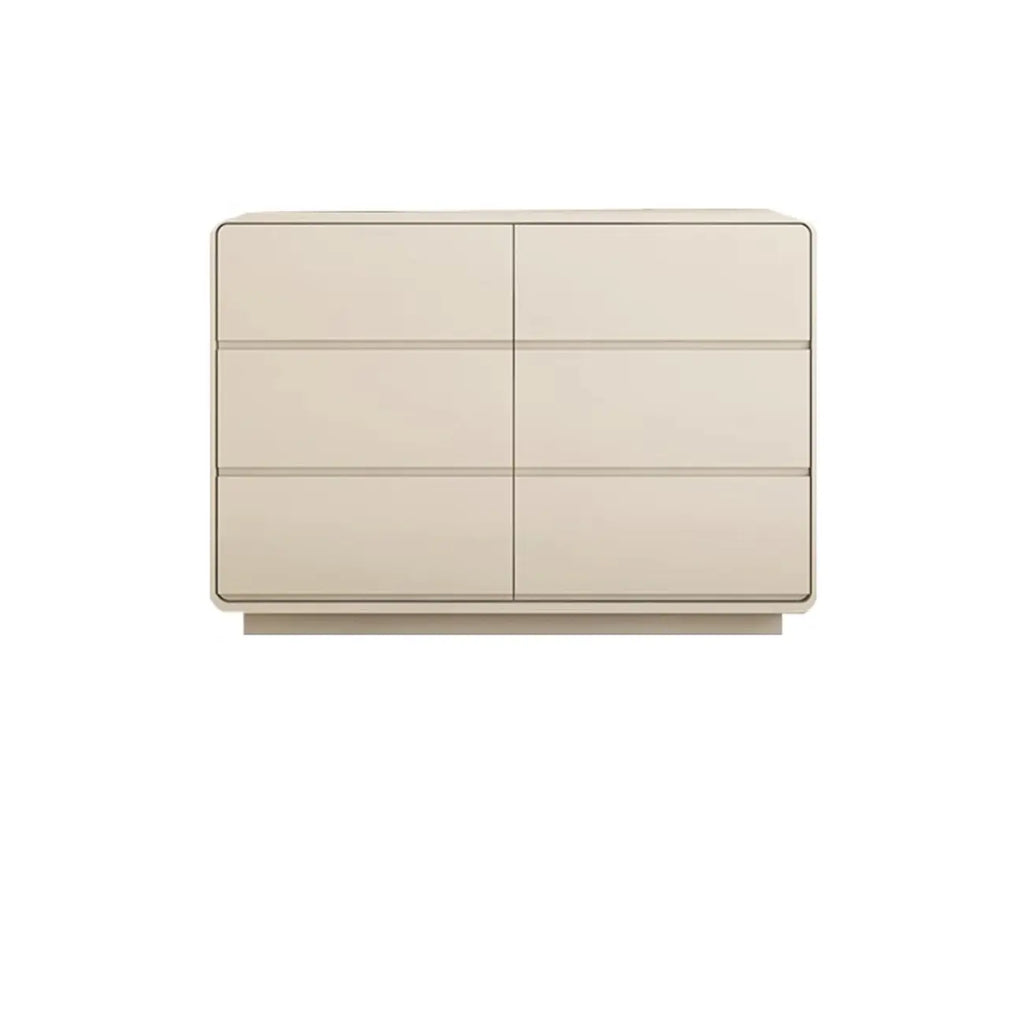 Commode double élégante en pin avec grand espace de rangement pour chambre à coucher