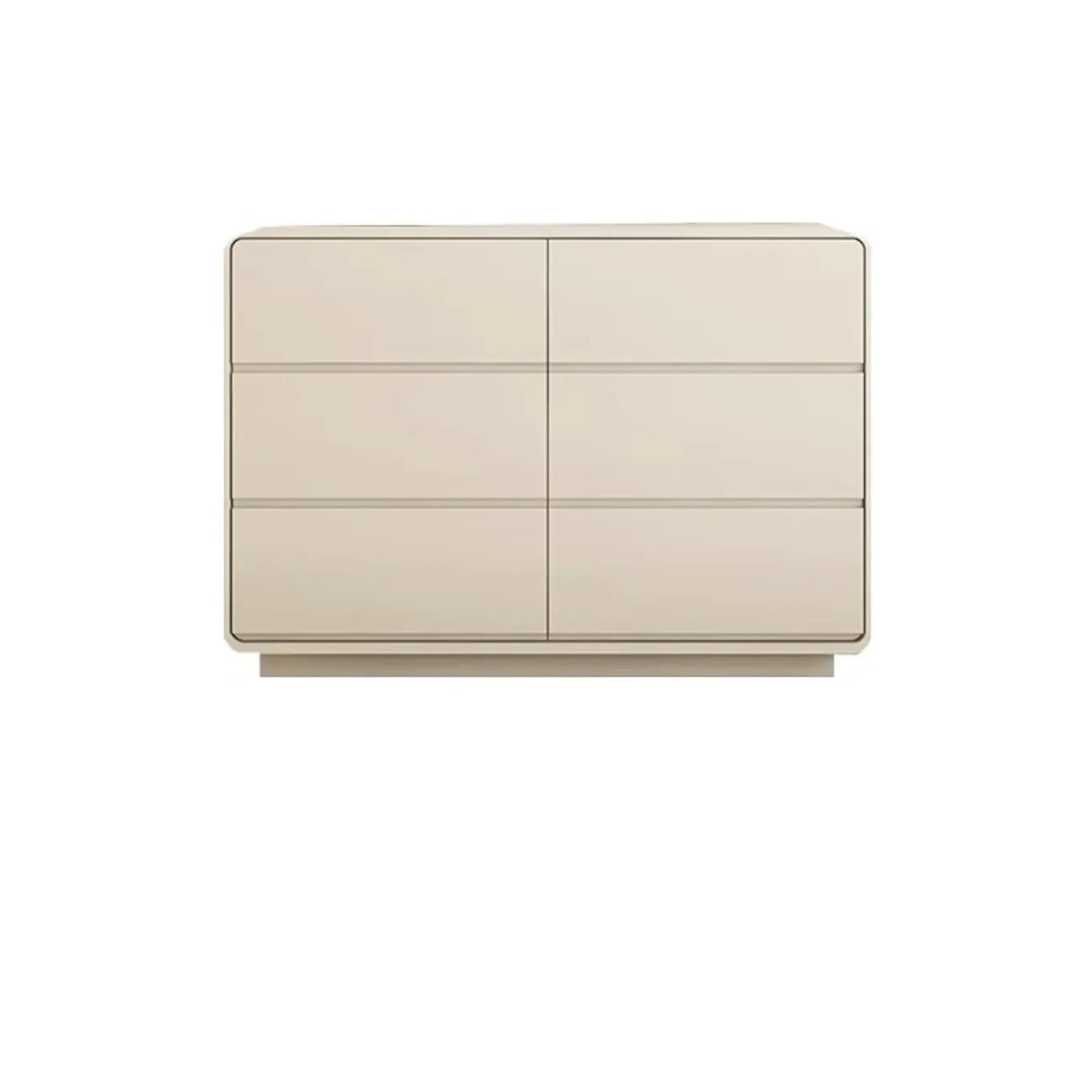 Commode double élégante en pin avec grand espace de rangement pour chambre à coucher