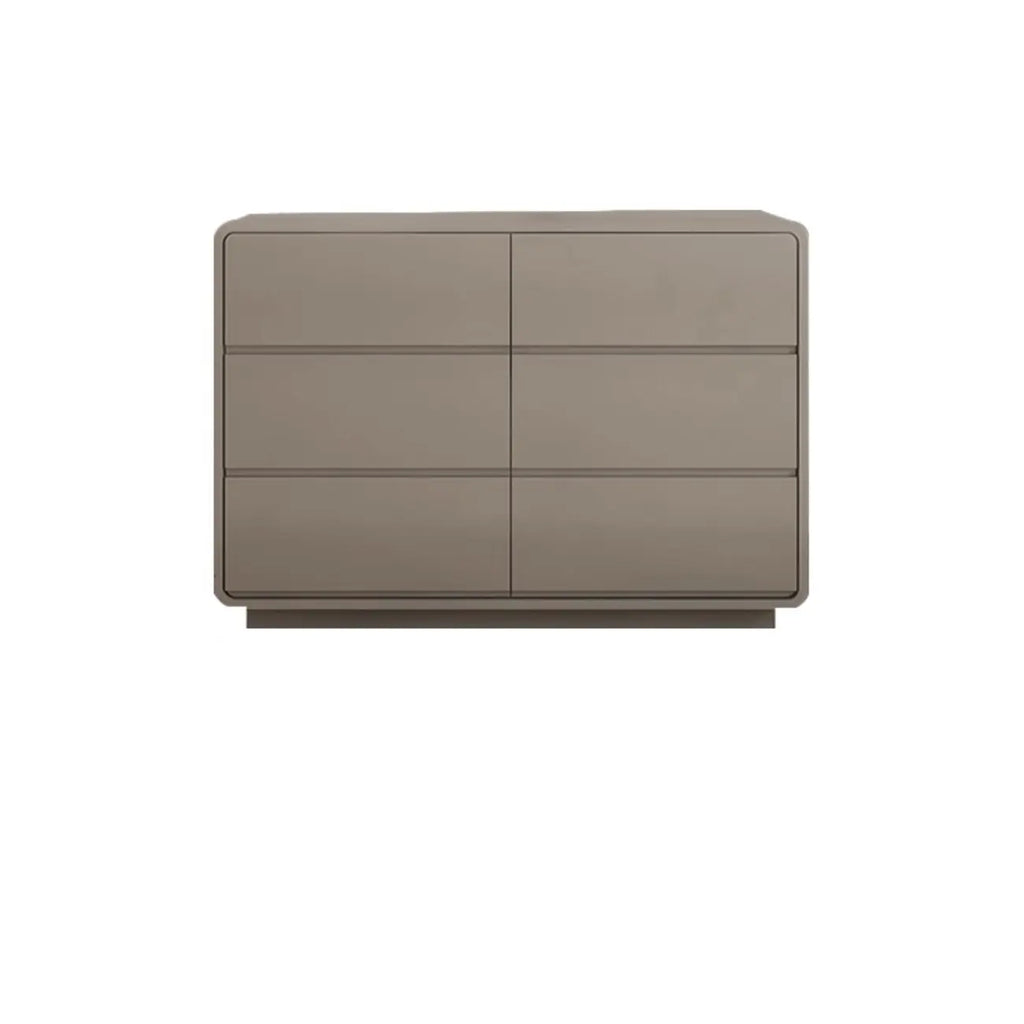 Commode double élégante en pin avec grand espace de rangement pour chambre à coucher
