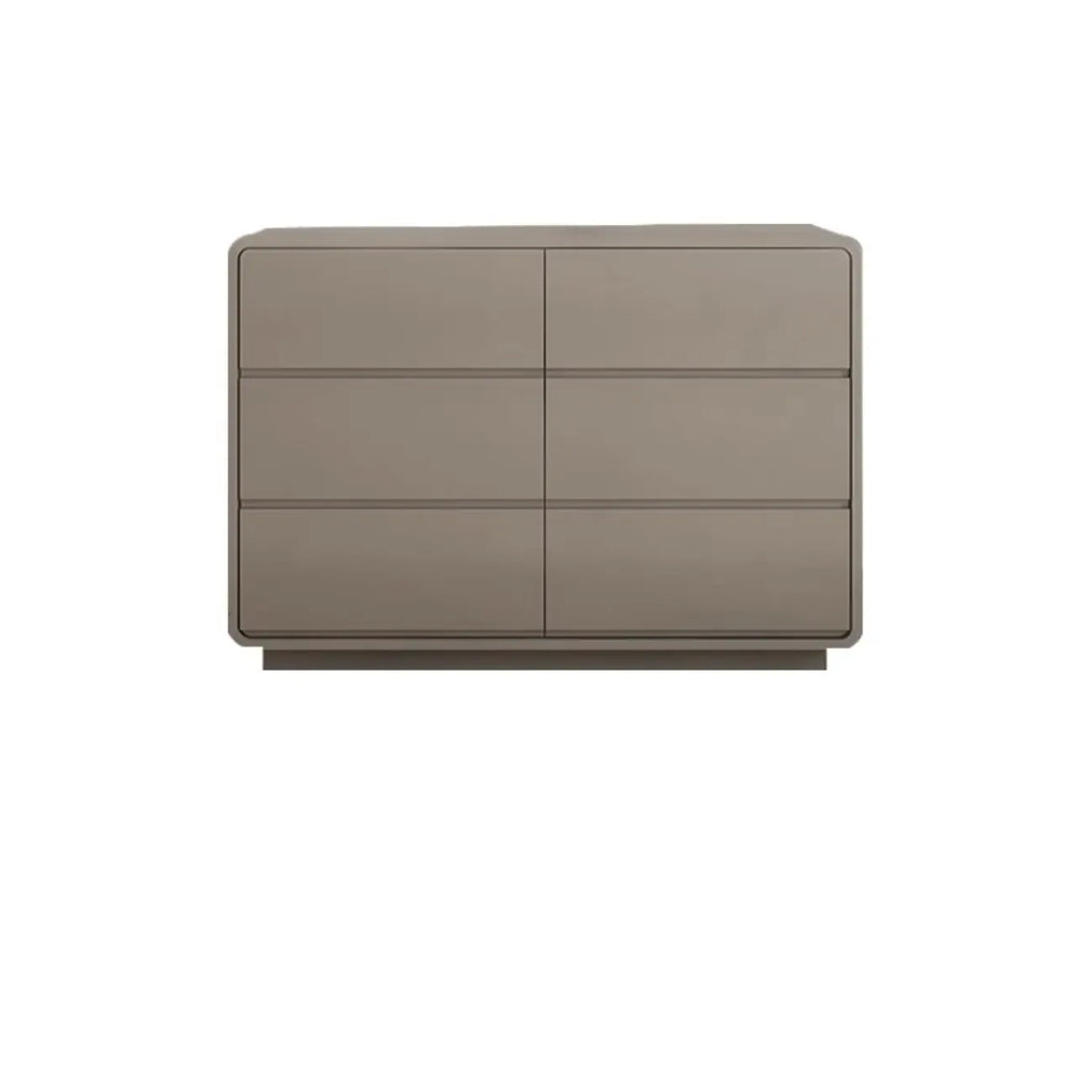 Commode double élégante en pin avec grand espace de rangement pour chambre à coucher