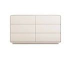 Commode double élégante en pin avec grand espace de rangement pour chambre à coucher