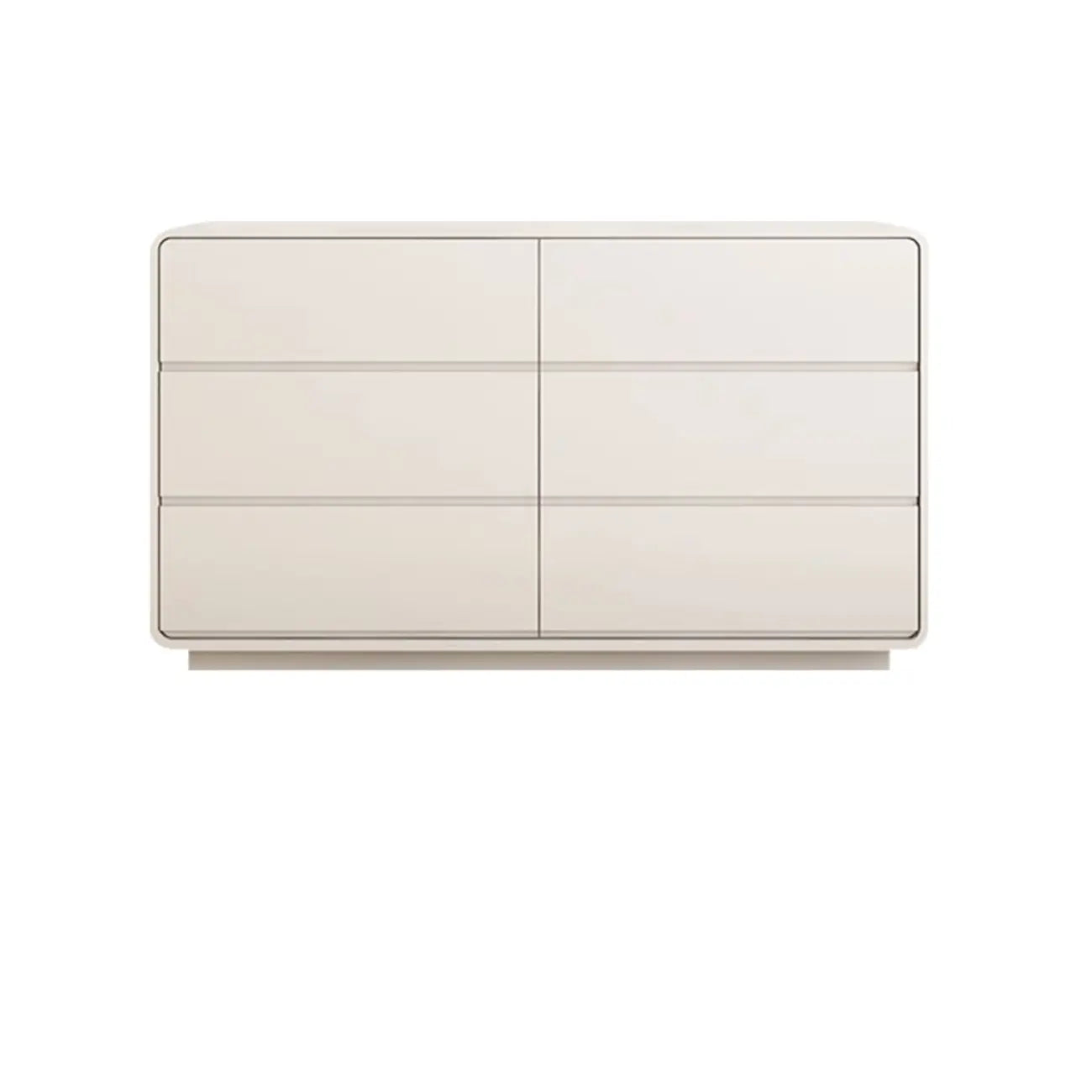 Commode double élégante en pin avec grand espace de rangement pour chambre à coucher