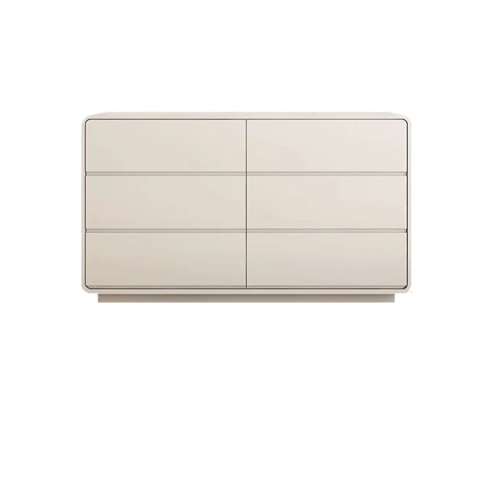 Commode double élégante en pin avec grand espace de rangement pour chambre à coucher