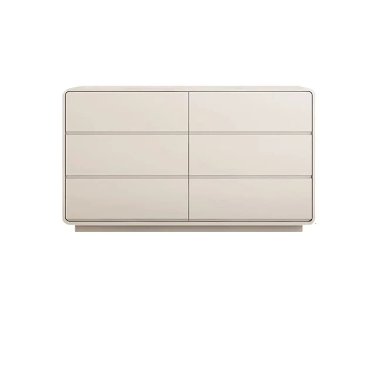 Commode double élégante en pin avec grand espace de rangement pour chambre à coucher