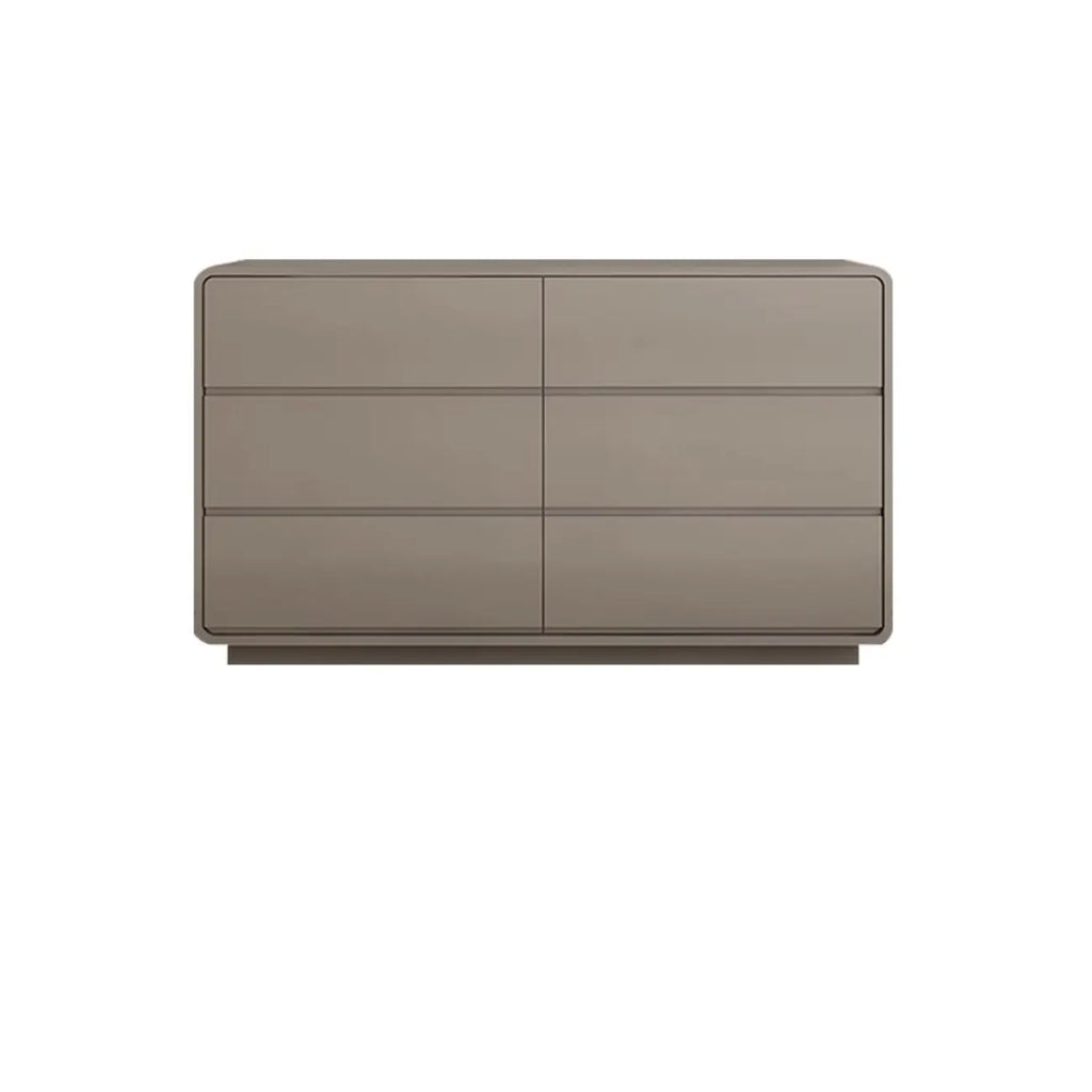 Commode double élégante en pin avec grand espace de rangement pour chambre à coucher