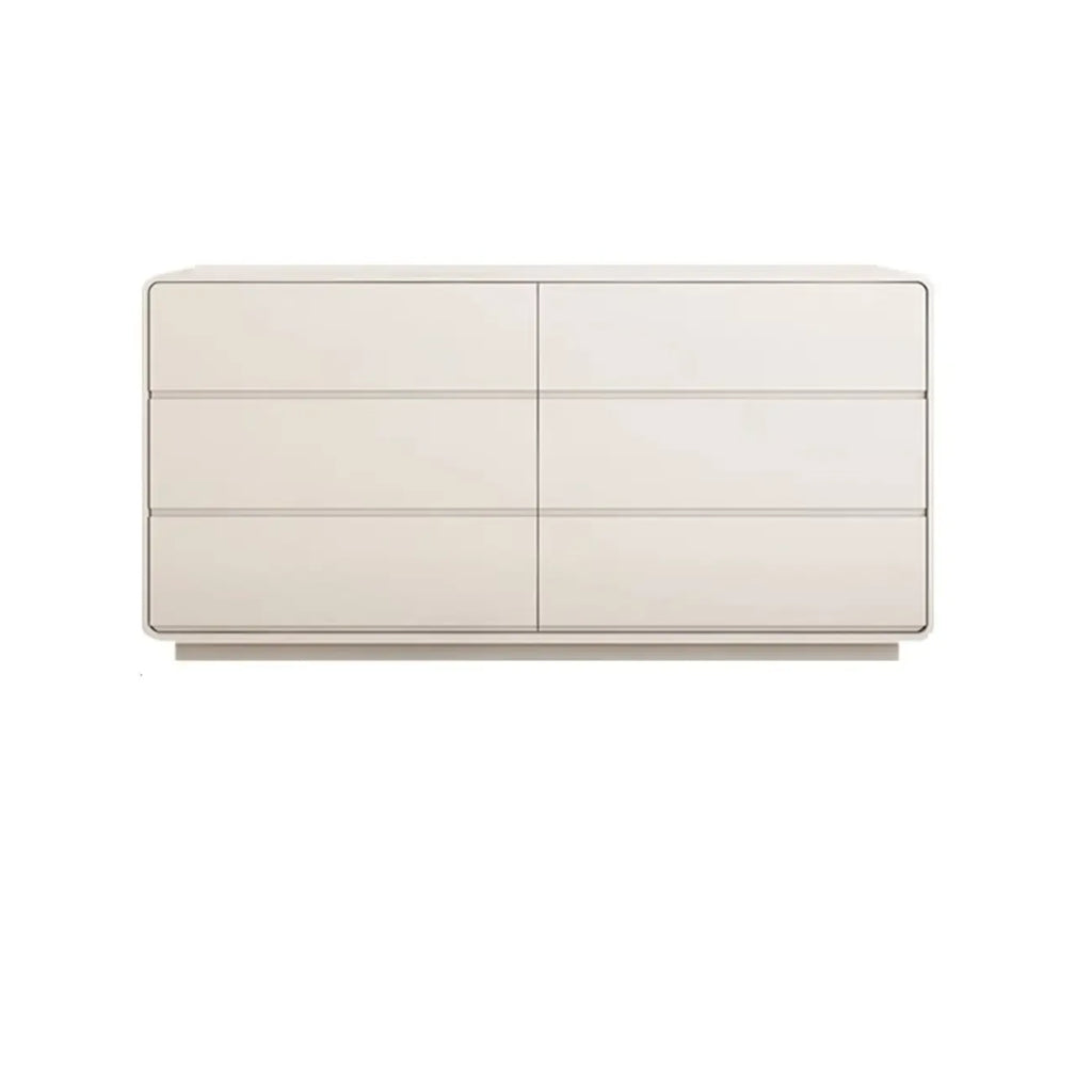 Commode double élégante en pin avec grand espace de rangement pour chambre à coucher