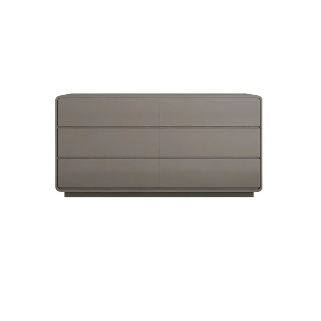 Commode double élégante en pin avec grand espace de rangement pour chambre à coucher
