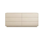 Commode double élégante en pin avec grand espace de rangement pour chambre à coucher