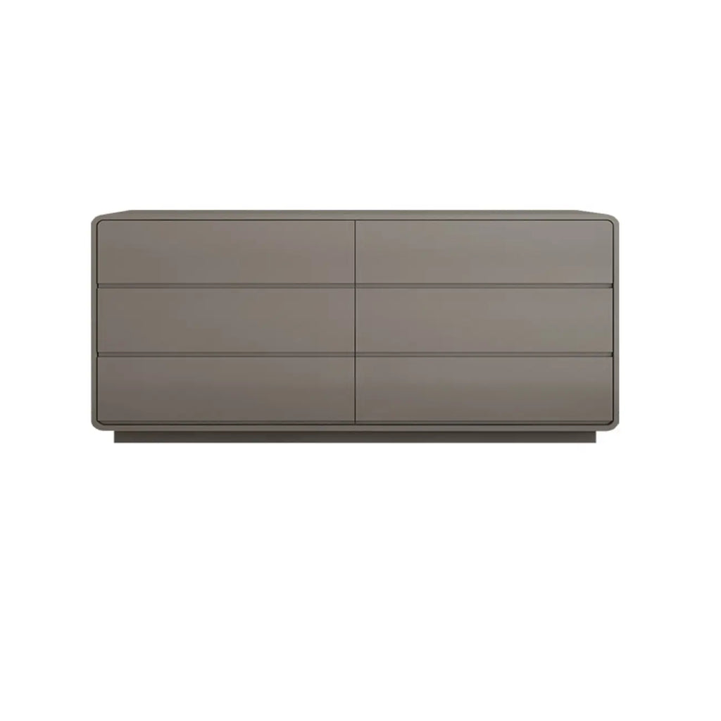 Commode double élégante en pin avec grand espace de rangement pour chambre à coucher