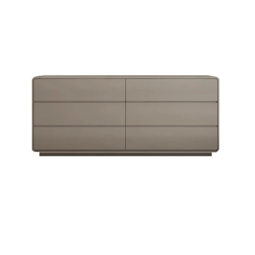 Commode double élégante en pin avec grand espace de rangement pour chambre à coucher