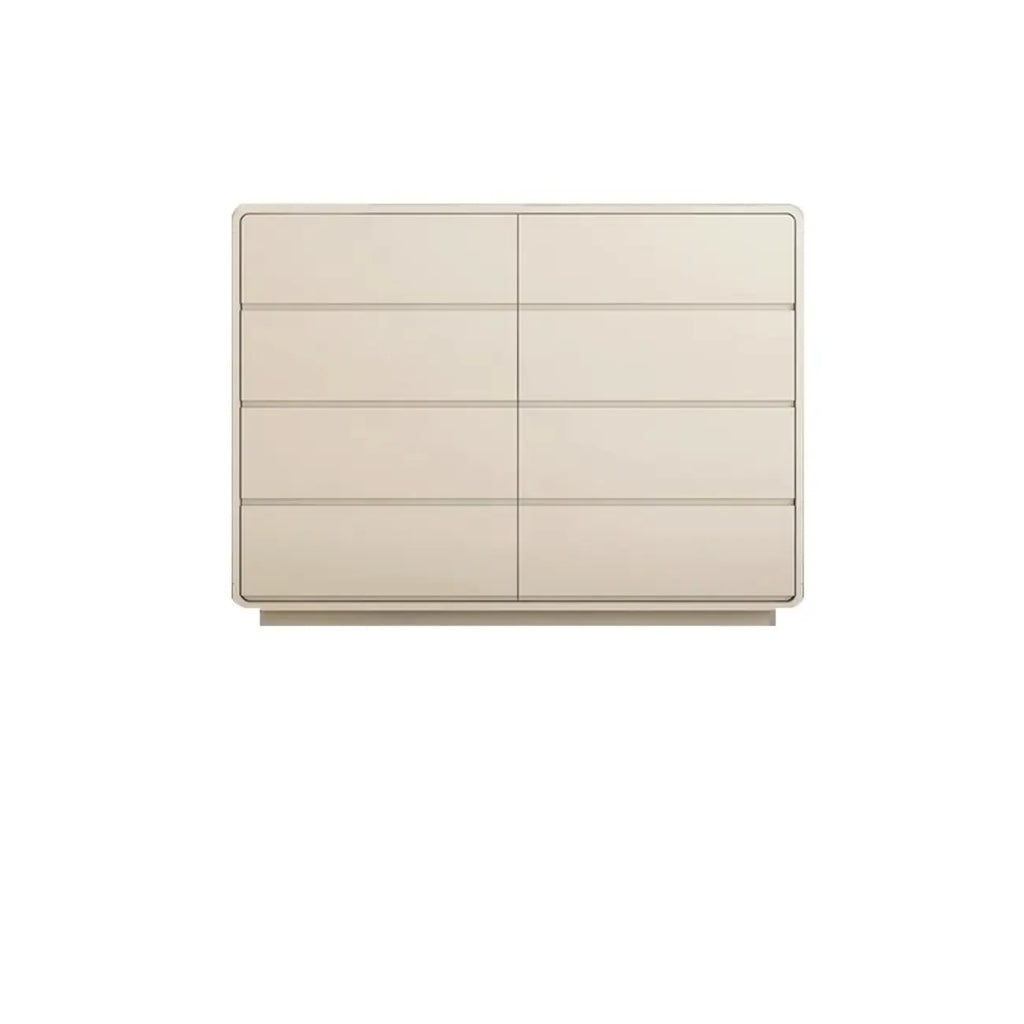 Commode double élégante en pin avec grand espace de rangement pour chambre à coucher