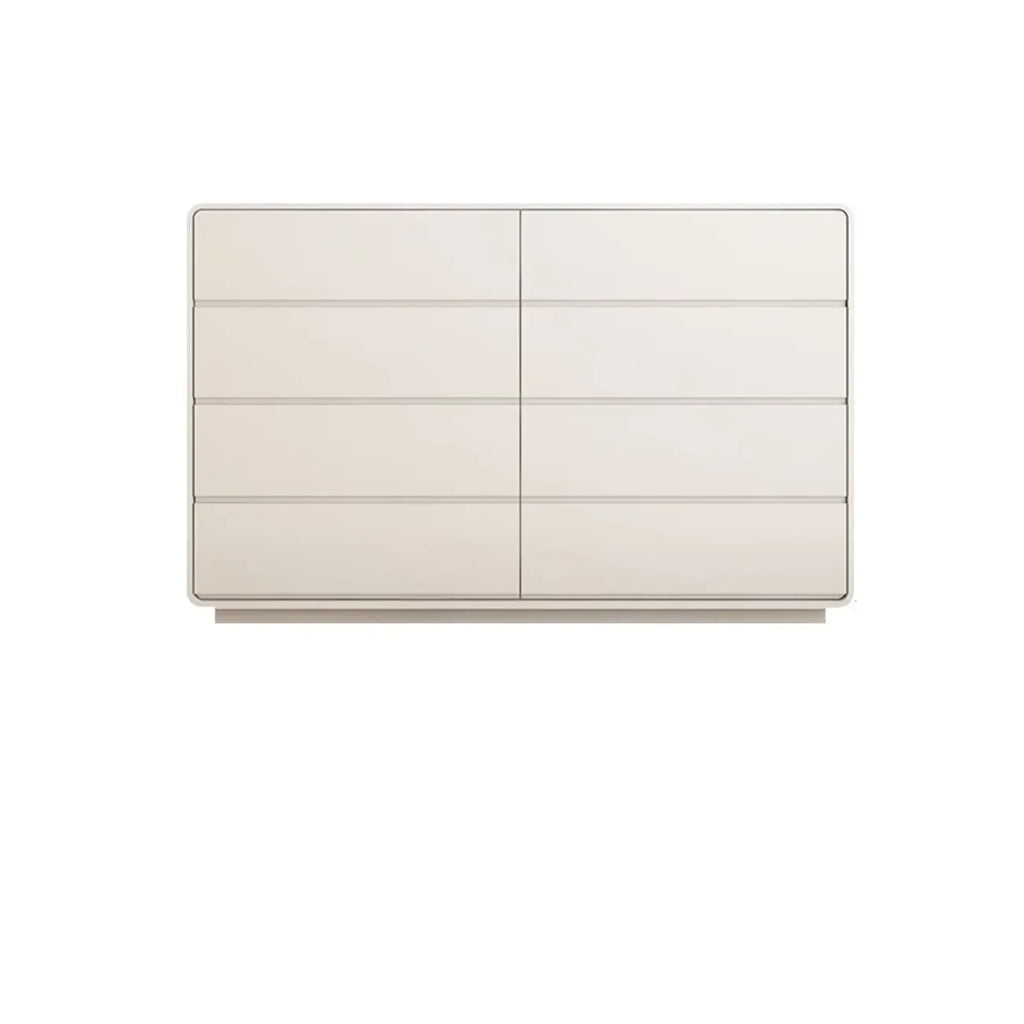 Commode double élégante en pin avec grand espace de rangement pour chambre à coucher