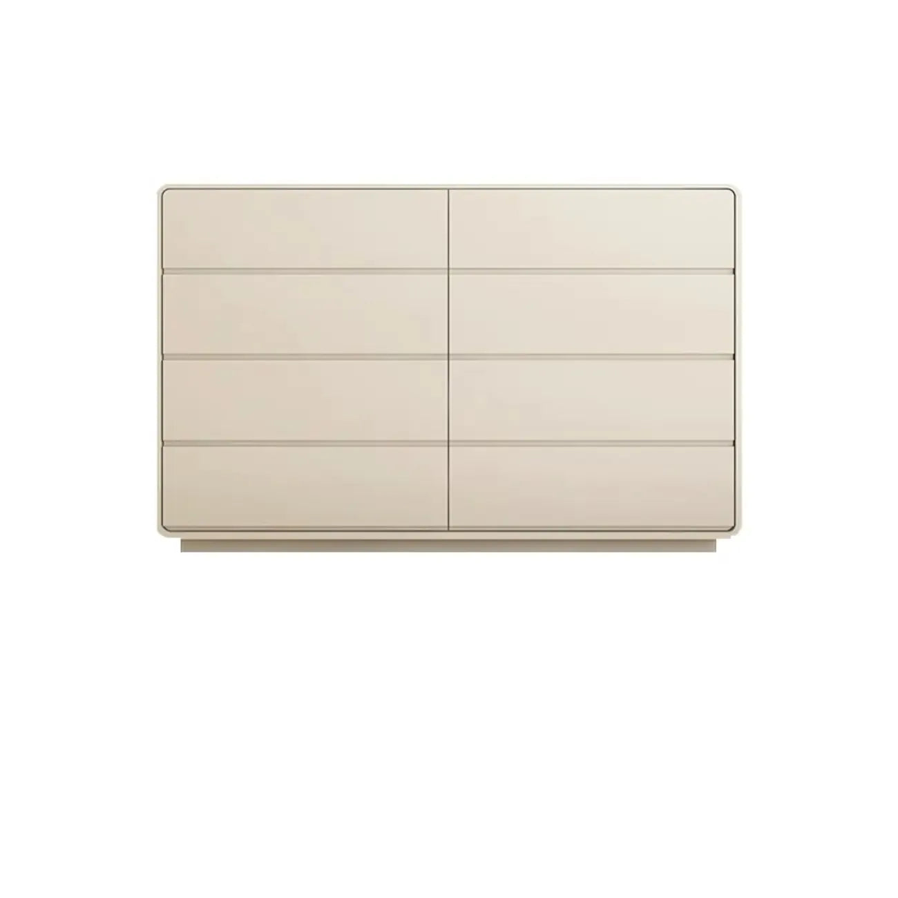 Commode double élégante en pin avec grand espace de rangement pour chambre à coucher