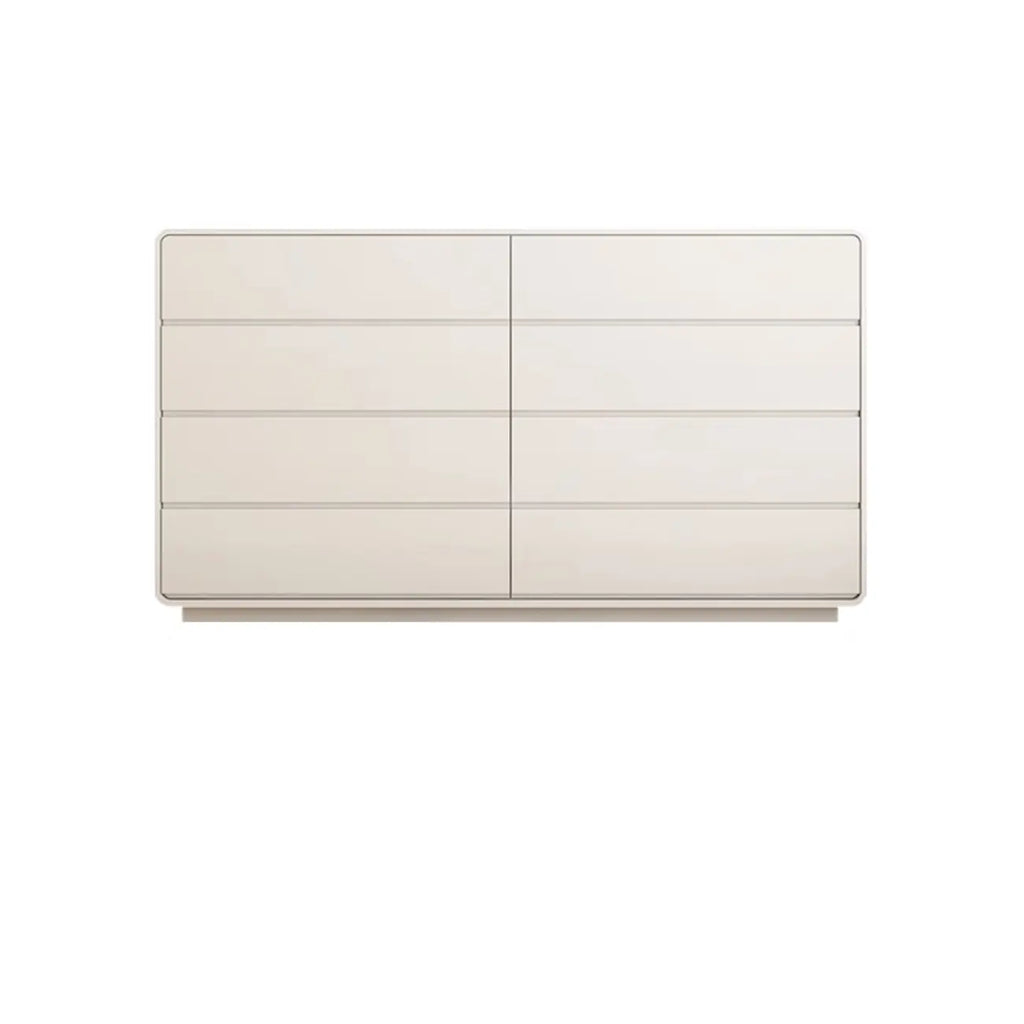 Commode double élégante en pin avec grand espace de rangement pour chambre à coucher