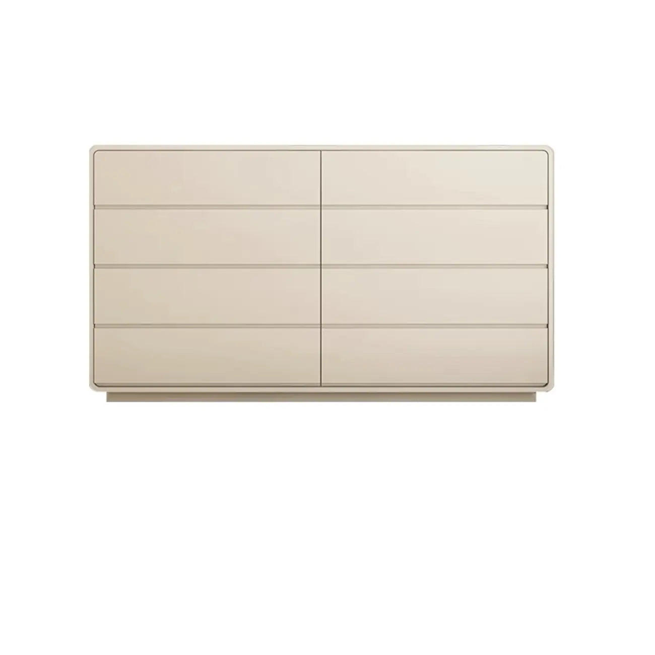 Commode double élégante en pin avec grand espace de rangement pour chambre à coucher