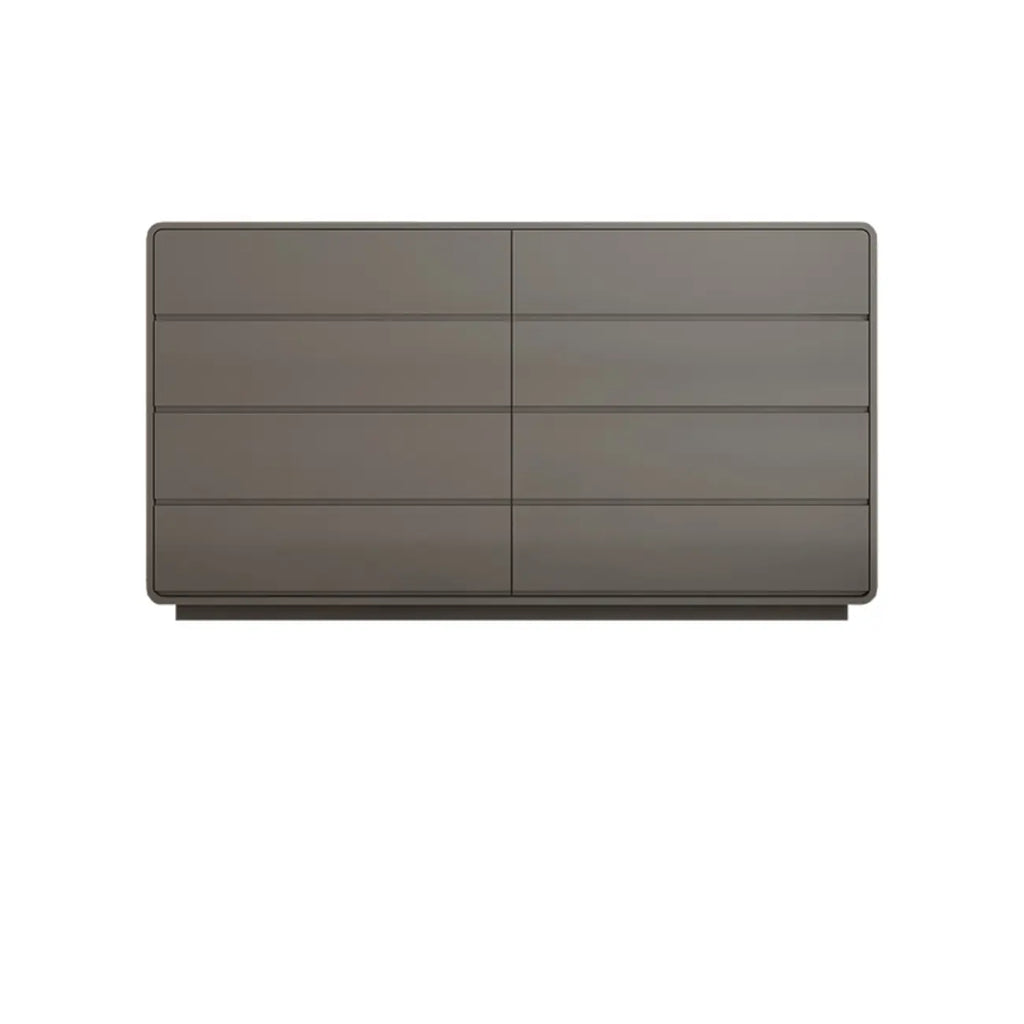 Commode double élégante en pin avec grand espace de rangement pour chambre à coucher