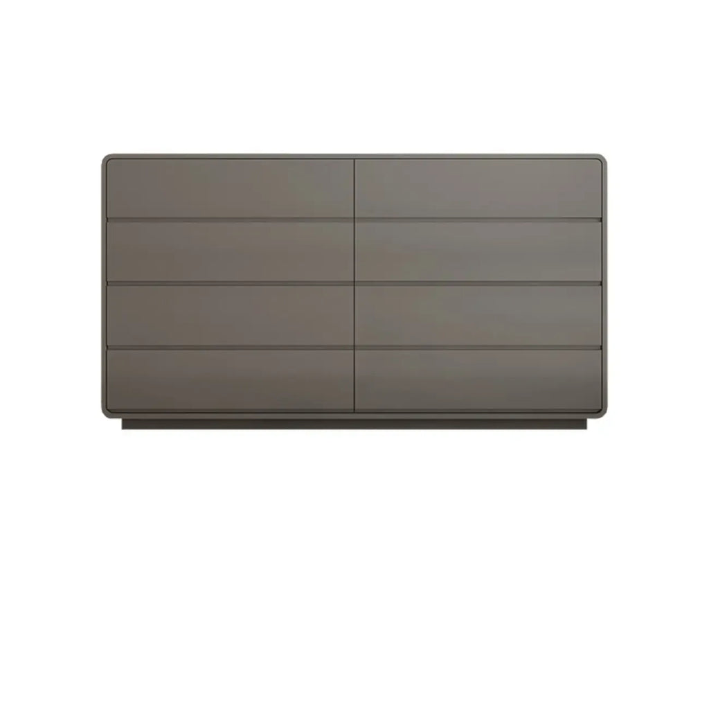 Commode double élégante en pin avec grand espace de rangement pour chambre à coucher
