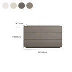 Commode double élégante en pin avec grand espace de rangement pour chambre à coucher
