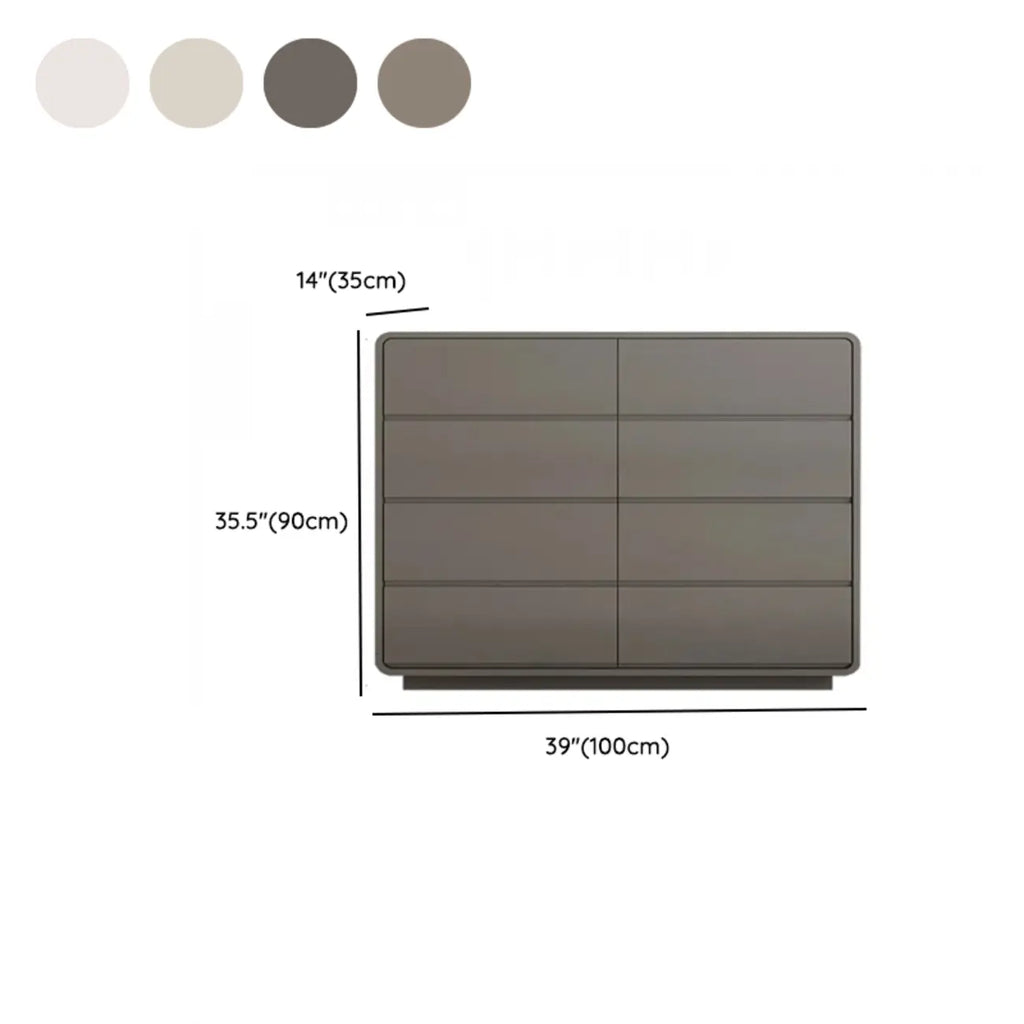 Commode double élégante en pin avec grand espace de rangement pour chambre à coucher