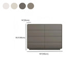 Commode double élégante en pin avec grand espace de rangement pour chambre à coucher