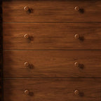 Élégante commode double en bois à 5 tiroirs pour chambre à coucher
