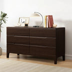 Commode contemporaine en bois laqué à 5 tiroirs